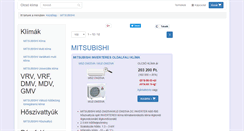 Desktop Screenshot of mitsubishi.olcso-klima.hu