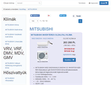 Tablet Screenshot of mitsubishi.olcso-klima.hu