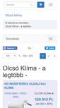 Mobile Screenshot of olcso-klima.hu