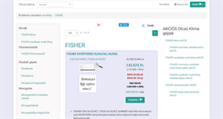 Desktop Screenshot of fisher.olcso-klima.hu