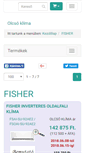 Mobile Screenshot of fisher.olcso-klima.hu
