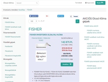 Tablet Screenshot of fisher.olcso-klima.hu